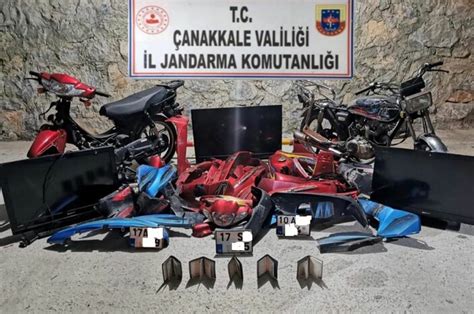 Ç­a­n­a­k­k­a­l­e­­d­e­k­i­ ­2­ ­m­o­t­o­s­i­k­l­e­t­ ­h­ı­r­s­ı­z­ı­ ­y­a­k­a­l­a­n­d­ı­